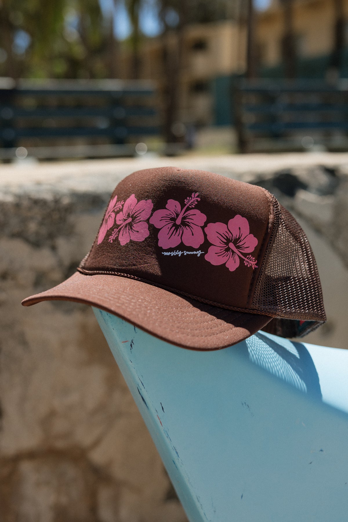 Vintage Hibiscus Trucker Hat