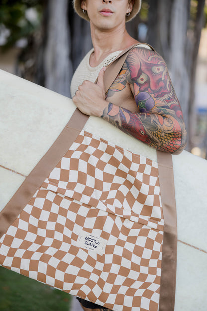 Surf Sling- Brown Checker