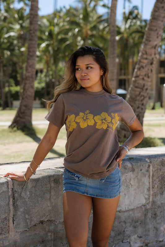 Hibiscus Vintage Tee