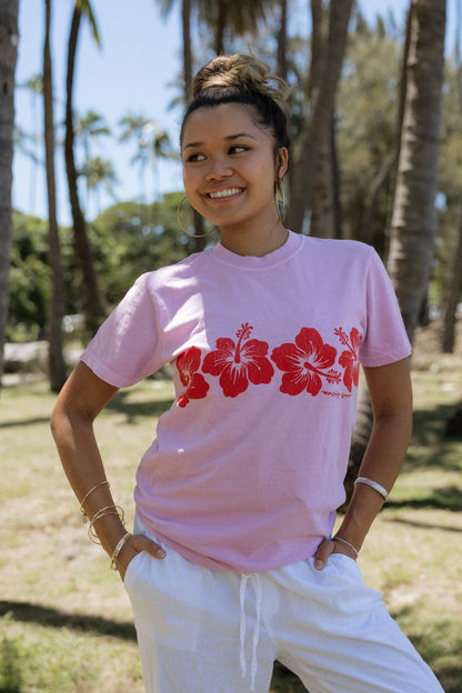 Hibiscus Vintage Tee